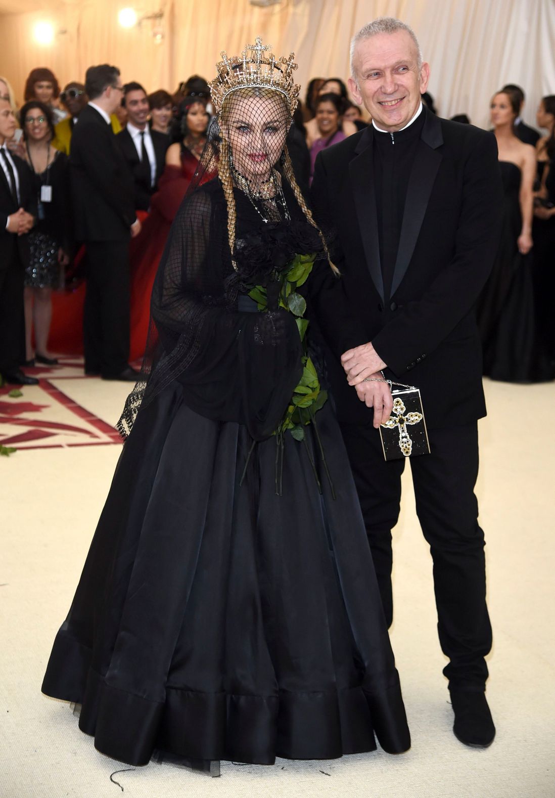 Madonna and Jean Paul Gaultier (Evan Agostini/Invision/AP/REX/Shutterstock)